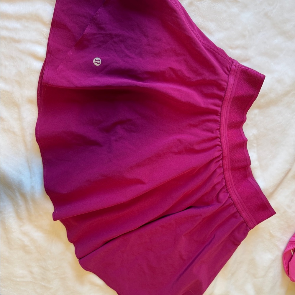 Lululemon Pace Rival Skirt 12” – Magenta Purple (Beetroot), Size 6